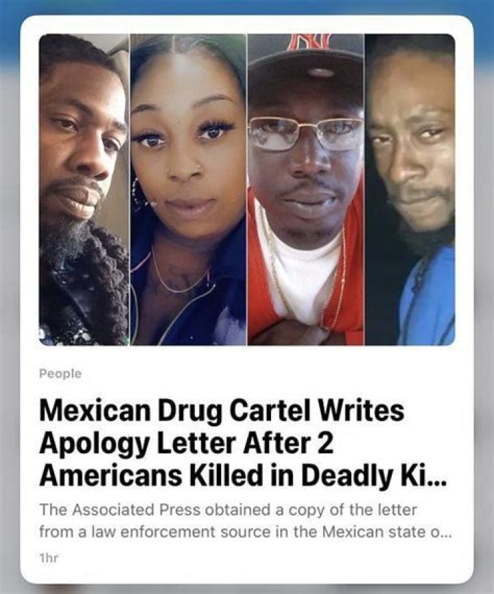 
“Kidnapping code of ethics?”: Mexican Cartel apology letter after killing 2 Americans sparks online disbelief 
