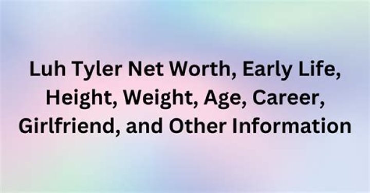 
Luh Half Height, Weight, Net Worth, Age, Birthday, Wikipedia, Who, Nationality, Biography 